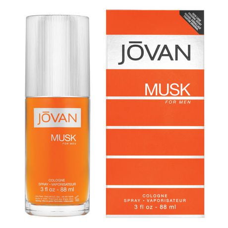 Jovan Musk for Men Eau de Cologne Spray, Musky Fragrance, Top Notes:Neroli, Lavender, Lemon, Bold, powerful and masculine