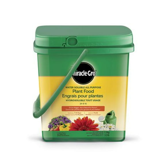 Miracle-Gro Water Soluble All Purpose Plant Food - 1.5kg, Feeds Instantly