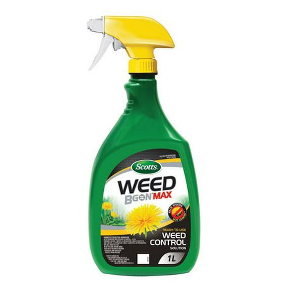 Scotts Weed B Gon MAX Ready-To-Use Weed Control for Lawns - 1L, KILLS WEEDS, NOT LAWNS