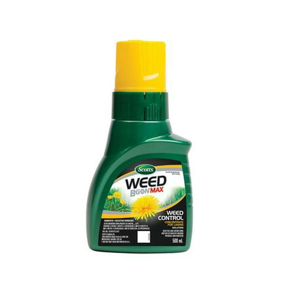 Scotts Weed B Gon MAX Concentrate Weed Control for Lawns - 500mL, KILLS WEEDS, NOT LAWNS