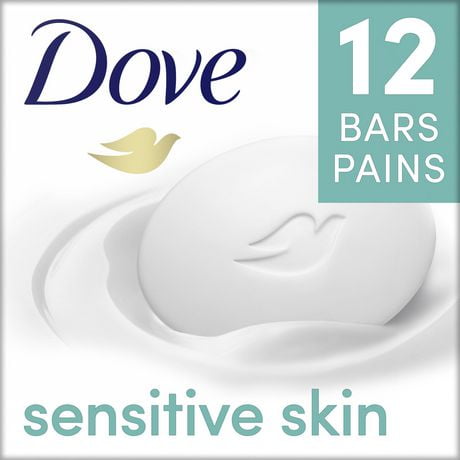 Pain de Beauté plus hydratant qu'un savon Dove  peau sensible 12x106g