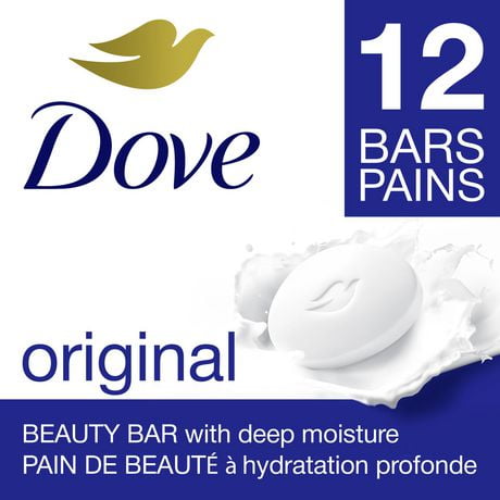 Dove Beauty Bar Original Gentle Skin Cleanser, 12x106g