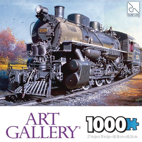 Casse-tête de 1 000 morceaux T-16 Train Sure-Lox Galerie d'art