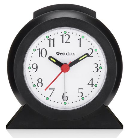 Westclox Silver Travel Alarm Clock Batteries Required 