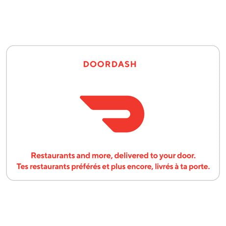 Canada DoorDash 25 eGift Card (Email Delivery)