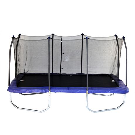 Skywalker Trampolines 15 Blue Rectangle Trampoline And Enclosure Walmart Canada