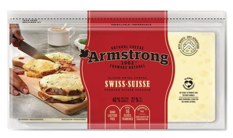 Armstrong Swiss Natural Sliced Cheese | Walmart Canada