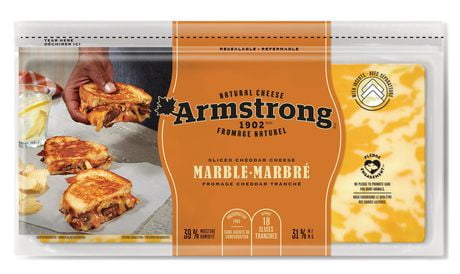 Armstrong Marble Cheddar Natural Sliced Cheese | Walmart Canada