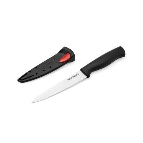 Couteau utilitaire Farberware de 4,5 po avec manchon d’autoaffûtage Couteau tout usage