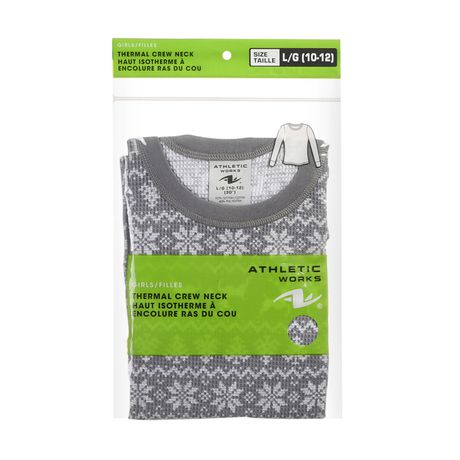 Athletic Works Girls' Thermal Crew Neck | Walmart Canada