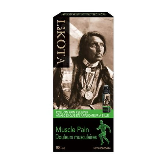 Lakota Muscle Pain Roll-on Pain Reliever Liquid, 88 mL