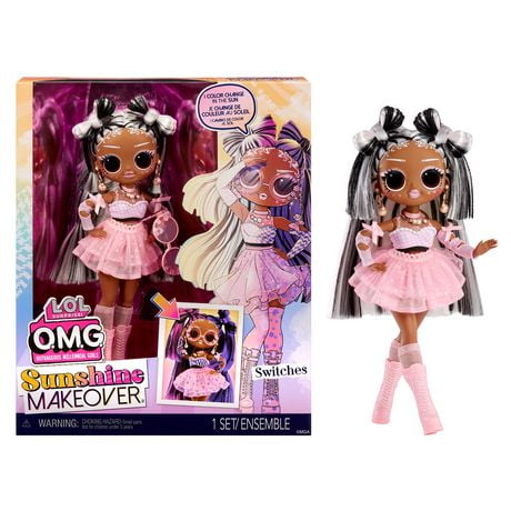 LOL Surprise OMG Sunshine Makeover™ Switches Fashion Doll with Color Changing Features