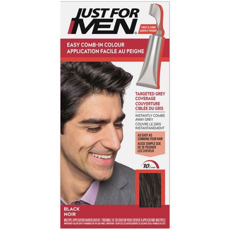 Just For Men Easy Comb-In Colour Black A55, 1 Piece