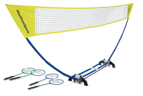mineur Boîte Endommagée 21 A Badminton Eastpoint Sports configuration Facile Règlement Taille Set 