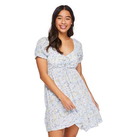 Wild Skye Women's Puff Sleeve Dress | Walmart Canada