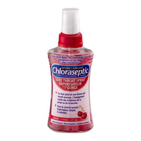 Chloraseptic Sore Throat Spray Cherry, 177 mL