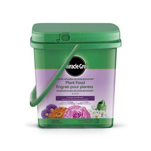 Engrais pour plantes hydrosoluble Miracle-Gro Bloom Booster - 1,5kg Fertilise Instantanément