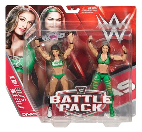 WWE Divas Battle Pack Nikki Bellas /& Brie Bella Action Figures