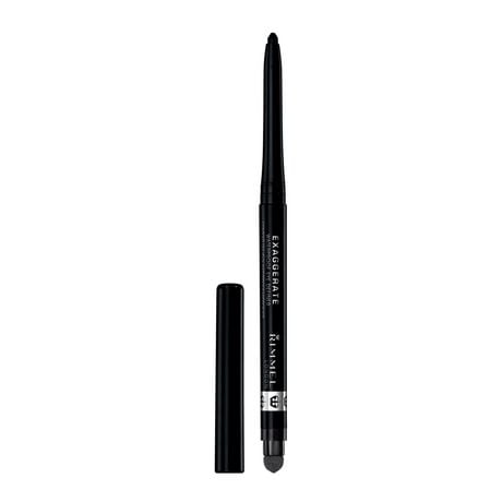 Rimmel Exaggerate Waterproof Eye Definer, built-in smudger & sharpener, creamy matte finish, Up to 10H, long-lasting, 100% Cruelty-Free, Intensely pigmented eye definer