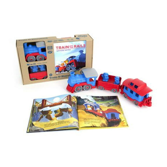 Green Toys Train & Storybook Gift Set