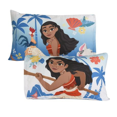 Taies d'oreiller Disney Moana 2 pièces