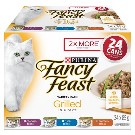 Fancy Feast Grilled Variety Pack, Wet Cat Food 24 X 85g, 24 X 85g