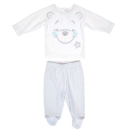 Ensemble 2 Pieces Layette En Velours Winnie L Ourson Pour Bebe De Disney Walmart Canada
