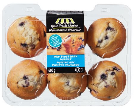 Your Fresh Market Wild Blueberry Muffins | Walmart Canada