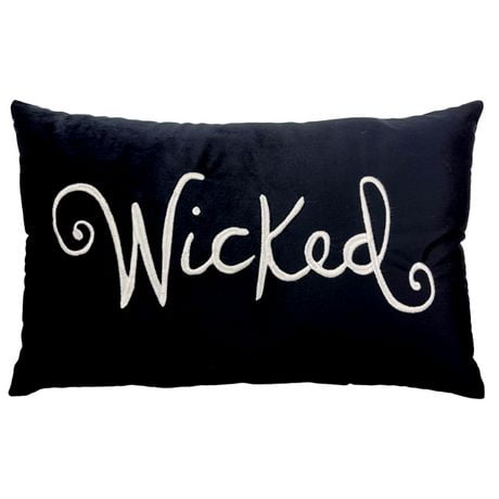 hometrends Halloween "Wicked" Decorative Pillow