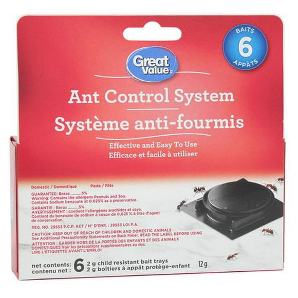 Great Value Ant Control System Bait Trays, Effective and easy to use