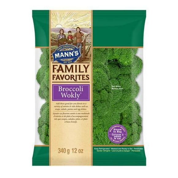 Broccoli, Florets, Mann's, 12 oz