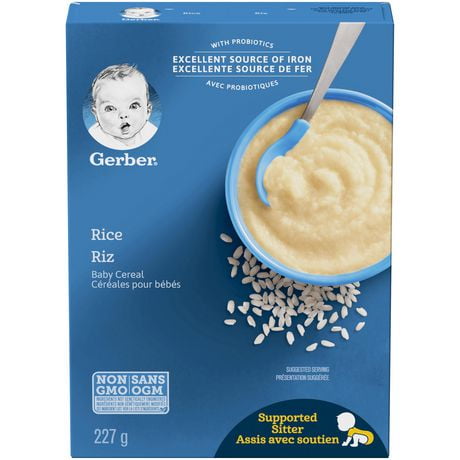 Céréales pour bébés GERBER® Étape 1 de riz 227 g 0M-5T