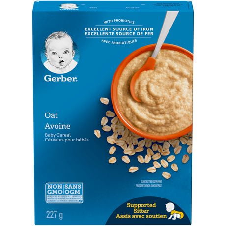 GERBER® Stage 1 Oat Baby Cereal 227 g, 227 GR