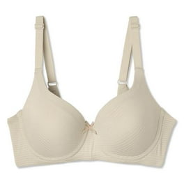 M&S Front Fastening UNDERWIRED Smoothing PLUNGE T Shirt Bra In NUDE Size  34B