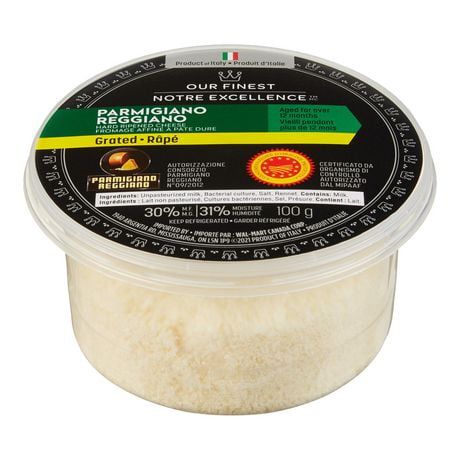 Our Finest Grated Parmigiano Reggiano, 100 g