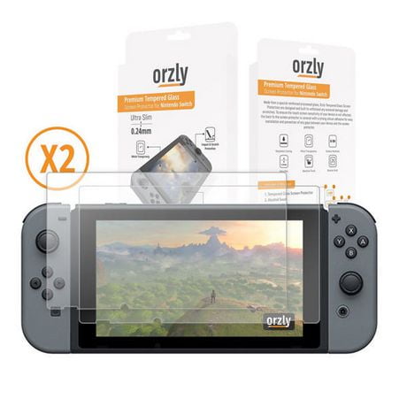 Protecteur d'écran Orzly Premium Tempered pour Nintendo Switch