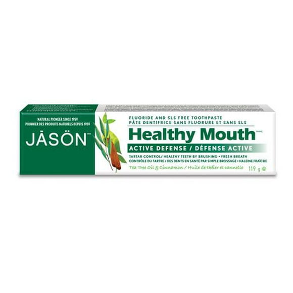 Jason Healthy Mouth Active Defense Flouride and SLS Free Toothpaste