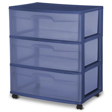 sterilite drawer wide cart walmart