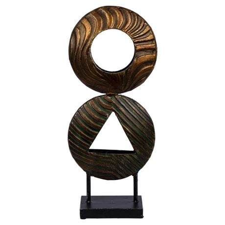 Truu Design, Sculpture double cercle en métal