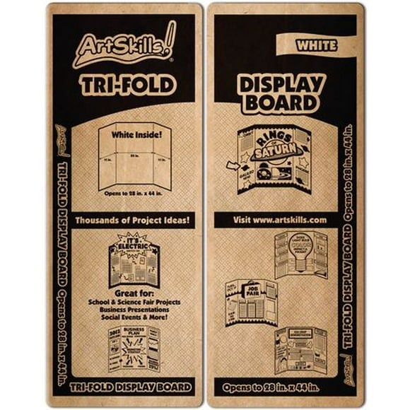 ArtSkills Small Trifold Display Board, Small Trifold display board