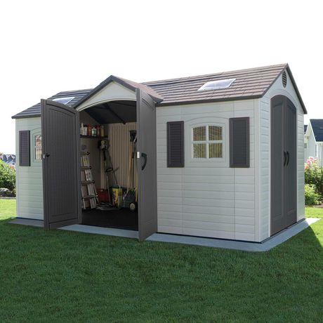 Lifetime 15 Ft X 8 Outdoor Storage, Large Storage Shed Canada