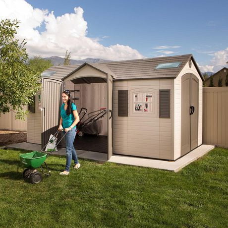 Lifetime 15 Ft. X 8 Ft. Outdoor Storage Shed | Walmart Canada