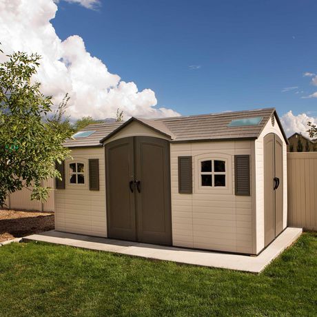 lifetime 15 ft. x 8 ft. outdoor storage shed walmart canada