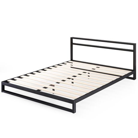 Zinus Trisha Metal Platforma Bed Frame, How To Put Together A Bed Frame With Slats