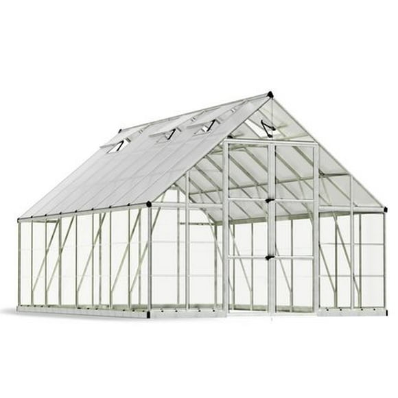 CANOPIA by PALRAM Balance 10 ft. x 16 ft. Greenhouse Kit - Silver<br>