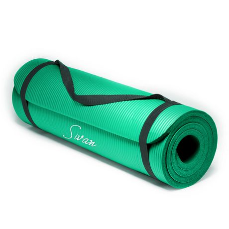 Sivan Health and Fitness Extra Thick NBR Foam Yoga and Pilates Mat ...