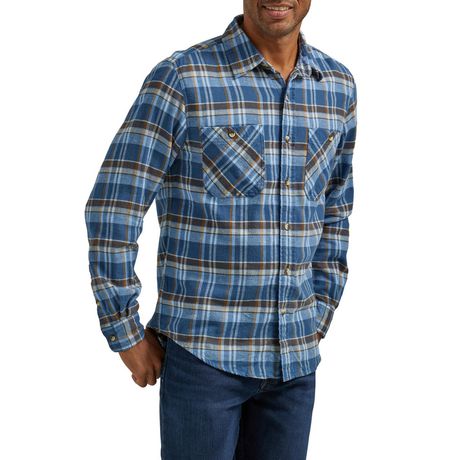 Wrangler Long Sleeve Flannel Shirt | Walmart Canada