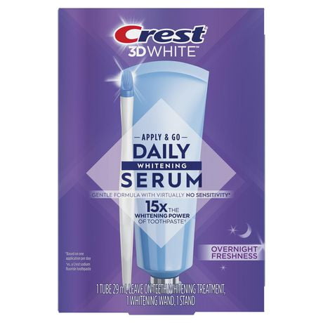 Crest Whitening Emulsions + Overnight Freshness, Leave-on Teeth Whitening Treatment