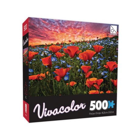 Sure-Lox Vivacolor™ Sunset Wild Flowers Puzzle | Walmart Canada