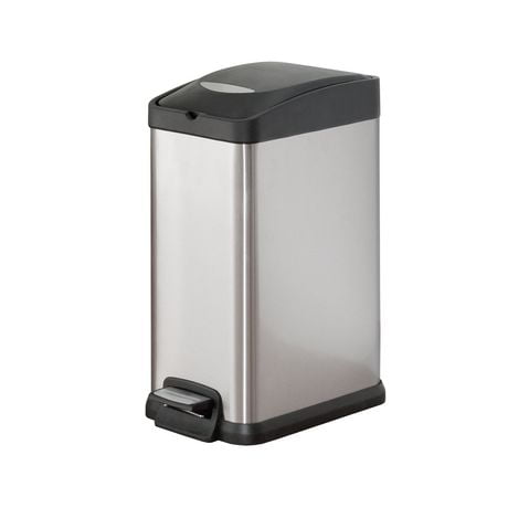 hometrends 15 l Rectangular Pedal Trash Can | Walmart Canada